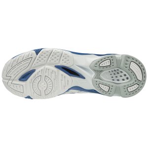 Mizuno Wave Voltage Παπουτσια Βολλευ Ανδρικα - Ασπρα/Μπλε